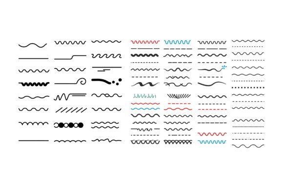 Download Diverse Collection of Decorative Lines I - Line Collection