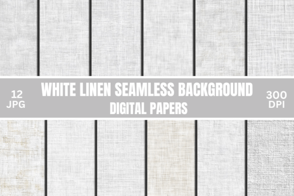 Download White Linen Seamless Background Digital - Line Collection