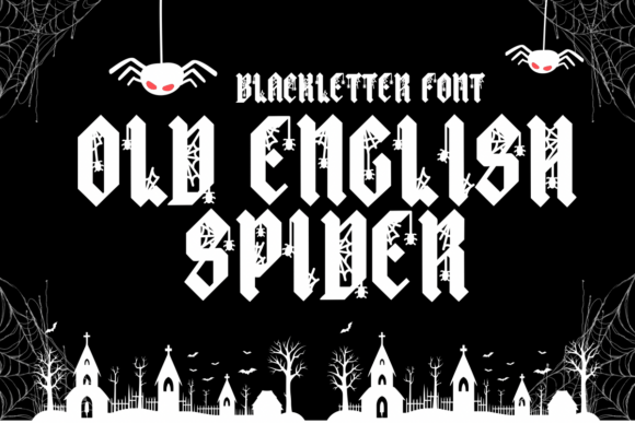 Download Old English Spider - Premium Resources